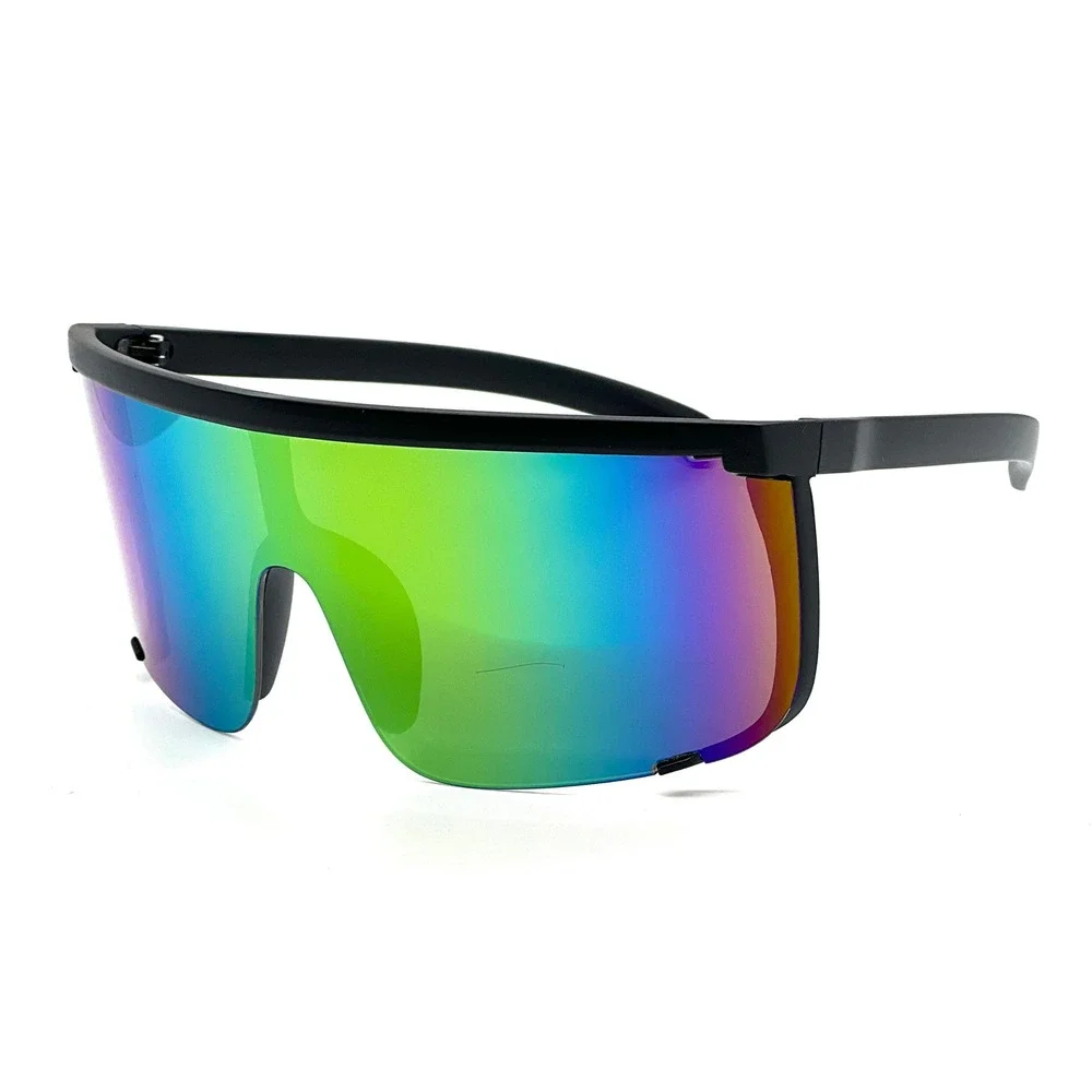 UV Protected Sports Mirrored Wraparound Sunglasses Cycling Cricket‎ Riding Men